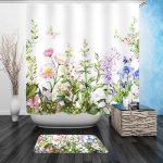 Stylish Small Shower Curtain 36×72 for Modern Bathroom